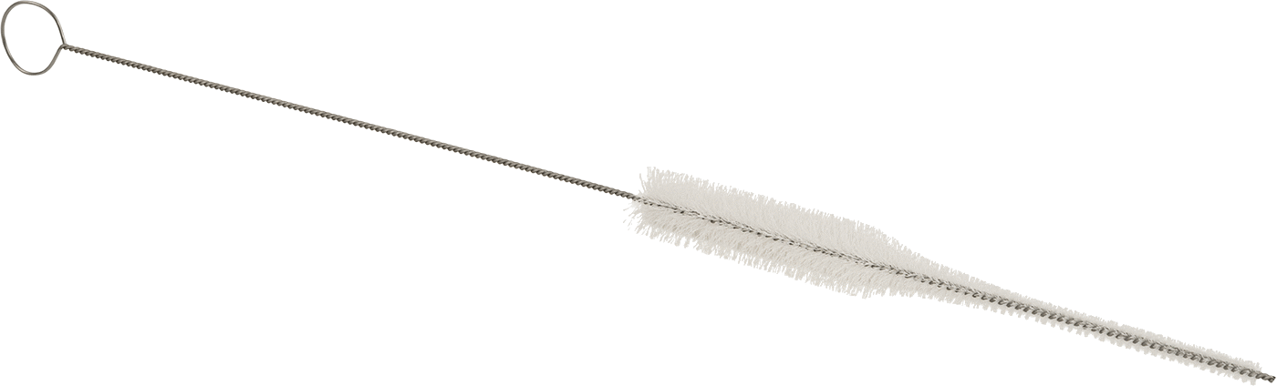 Şişe Fırçası, 1/4“ - 3/4” Çap x 7-1/2" Uzunlukta Fırça, 17" Toplam Uzunluk