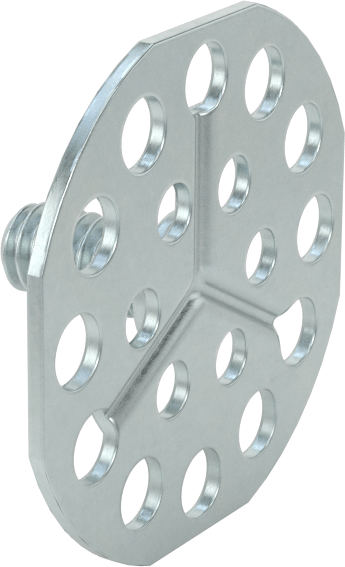 Yapışkan Hazır Saplamalar, Çinko Kaplı Çelik, 1/4"-20 Diş, 1/2" Uzunluk
