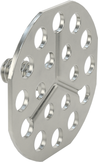 Yapışkan Hazır Saplamalar, 316 Paslanmaz Çelik, 1/4"-20 Diş, 1/2" Uzunluk