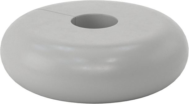 SBR Kauçuk Sarma Tampon, Vida Kapatmalı, 3/4" dış çap için, 3" OD