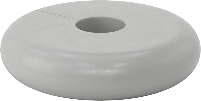 SBR Kauçuk Sarma Tampon, Vida Kapatmalı, 1-1/4" Dış Çap için, 5" OD