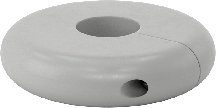 SBR Kauçuk Sarma Tampon, Vida Kapatmalı, 1-1/2" dış çap için, 5" OD