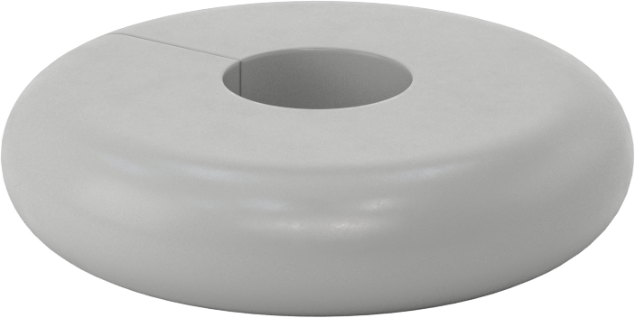 SBR Kauçuk Sarma Tampon, Vida Kapatmalı, 1-1/2" dış çap için, 5" OD