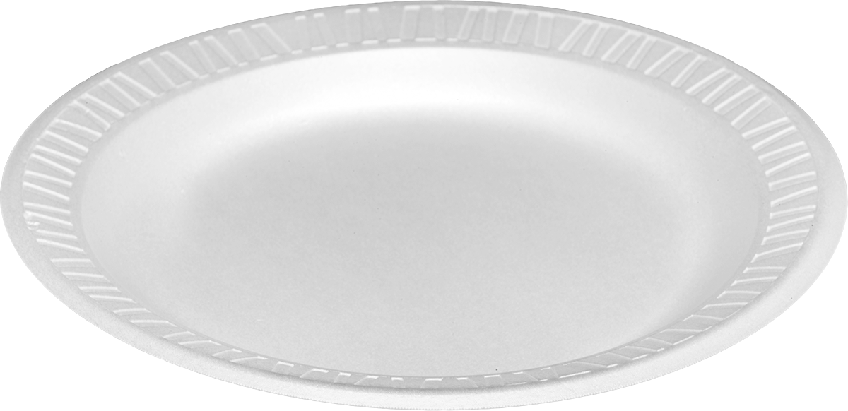 Disposable Food Service Plates, Foam