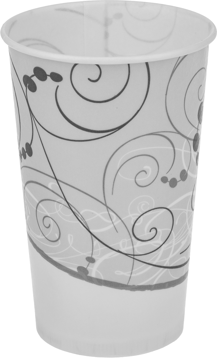 Mum Kaplı Kağıt Gıda Servis Bardakları, 16 FL oz