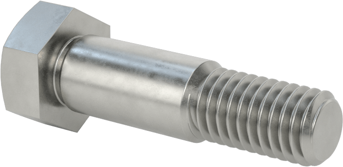 Çelik Altıgen Başlı Omuzlu Vida, 9 mm Omuz Çapı, 18 mm Omuz Uzunluğu, M8 x 1,25 mm Diş