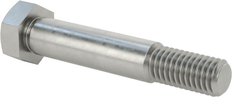 Çelik Altıgen Başlı Omuzlu Vida, 9 mm Omuz Çapı, 33 mm Omuz Uzunluğu, M8 x 1,25 mm Diş