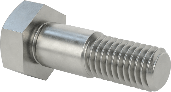 Çelik Altıgen Başlı Omuzlu Vida, 11 mm Omuz Çapı, 15 mm Omuz Uzunluğu, M10 x 1,5 mm Diş
