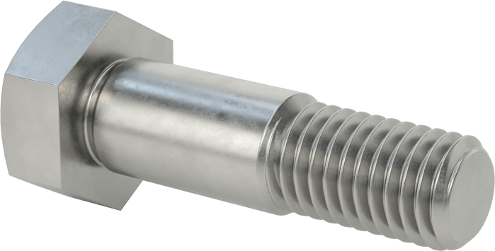 Çelik Altıgen Başlı Omuzlu Vida, 11 mm Omuz Çapı, 20 mm Omuz Uzunluğu, M10 x 1,5 mm Diş