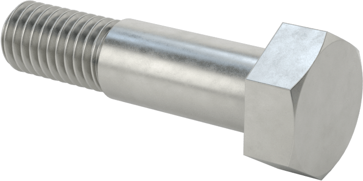 Çelik Altıgen Başlı Omuzlu Vida, 11 mm Omuz Çapı, 25 mm Omuz Uzunluğu, M10 x 1,5 mm Diş