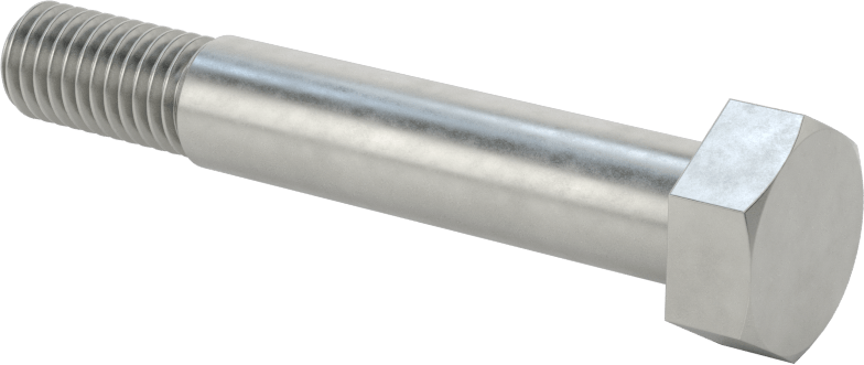 Çelik Altıgen Başlı Omuzlu Vida, 11 mm Omuz Çapı, 48 mm Omuz Uzunluğu, M10 x 1,5 mm Diş