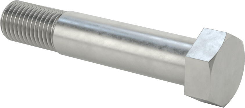 Çelik Altıgen Başlı Omuzlu Vida, 17 mm Omuz Çapı, 59,5 mm Omuz Uzunluğu, M16 x 2 mm Diş