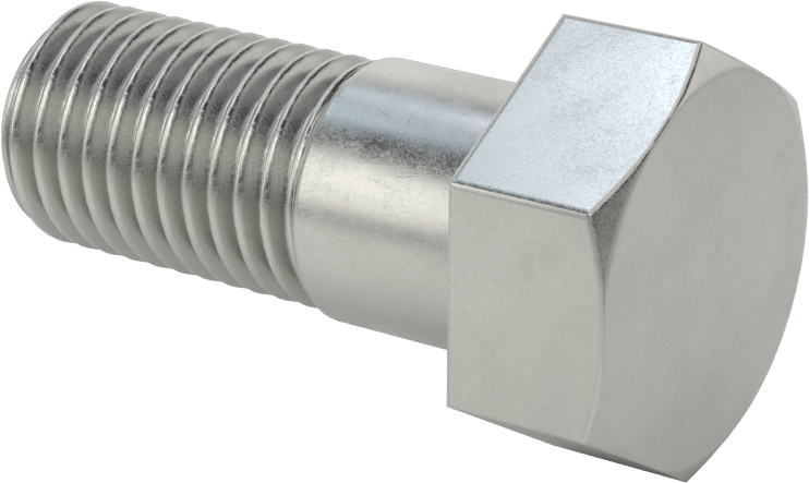 Çelik Altıgen Başlı Omuzlu Vida, 21 mm Omuz Çapı, 17,5 mm Omuz Uzunluğu, M20 x 2,5 mm Diş