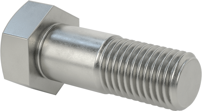 Çelik Altıgen Başlı Omuzlu Vida, 21 mm Omuz Çapı, 25,5 mm Omuz Uzunluğu, M20 x 2,5 mm Diş