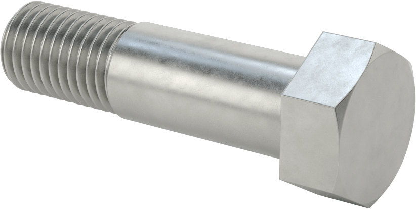 Çelik Altıgen Başlı Omuzlu Vida, 21 mm Omuz Çapı, 45,5 mm Omuz Uzunluğu, M20 x 2,5 mm Diş