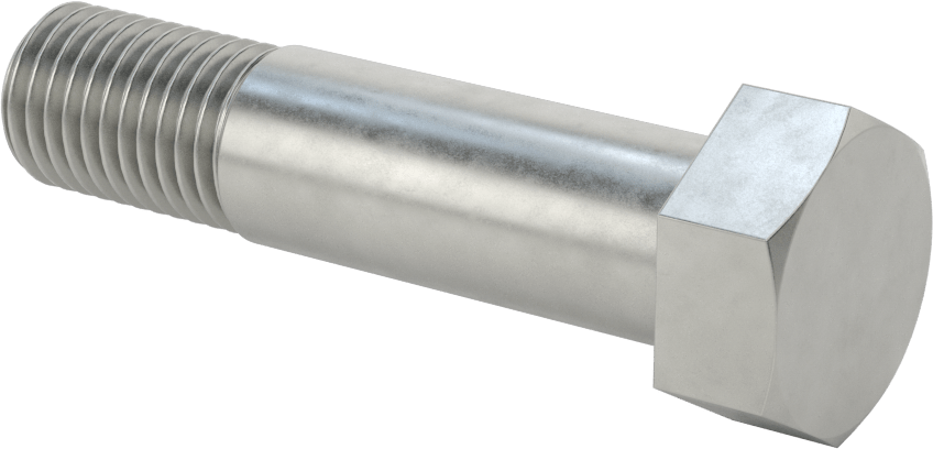 Çelik Altıgen Başlı Omuzlu Vida, 21 mm Omuz Çapı, 55,5 mm Omuz Uzunluğu, M20 x 2,5 mm Diş