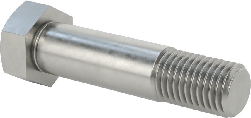 Çelik Altıgen Başlı Omuzlu Vida, 21 mm Omuz Çapı, 55,5 mm Omuz Uzunluğu, M20 x 2,5 mm Diş
