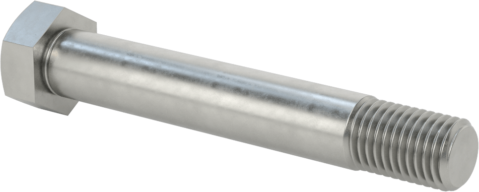 Çelik Altıgen Başlı Omuzlu Vida, 21 mm Omuz Çapı, 105,5 mm Omuz Uzunluğu, M20 x 2,5 mm Diş
