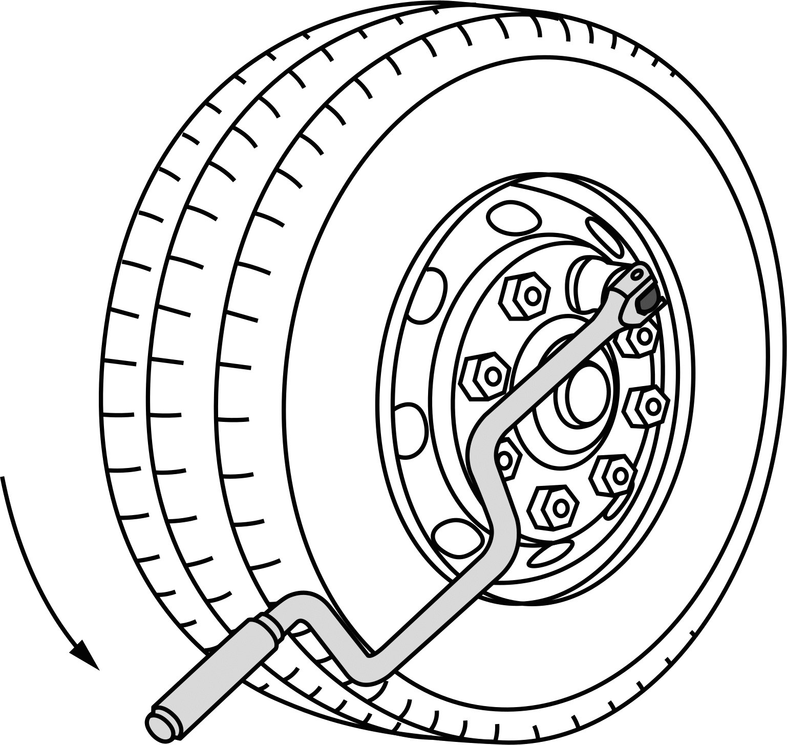 Shown Used as Breaker Bar