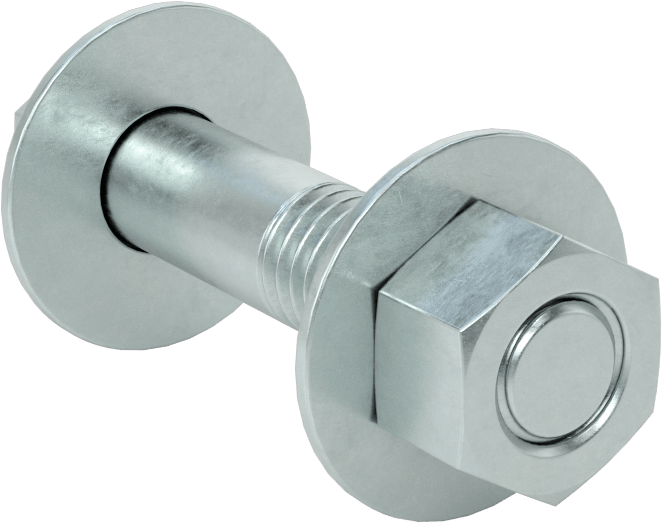 Boru Flanşları için Altıgen Başlı Vida ve Pul Kiti, 3/4 ve 1 Boyutlu Boru Flanşı için, 1/2"-13, 18-8 Paslanmaz Çelik, 16 Parça