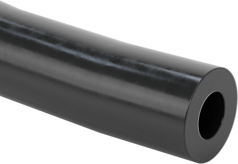 Hava ve Su için UV Dayanıklı Yumuşak EPDM Kauçuk Boru, Opak Siyah, 1/32" ID, 1/16" OD