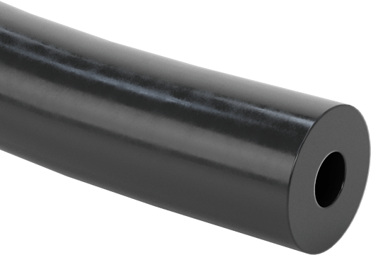 Hava ve Su için UV Dayanıklı Yumuşak EPDM Kauçuk Boru, Opak Siyah, 3 mm ID, 8 mm OD