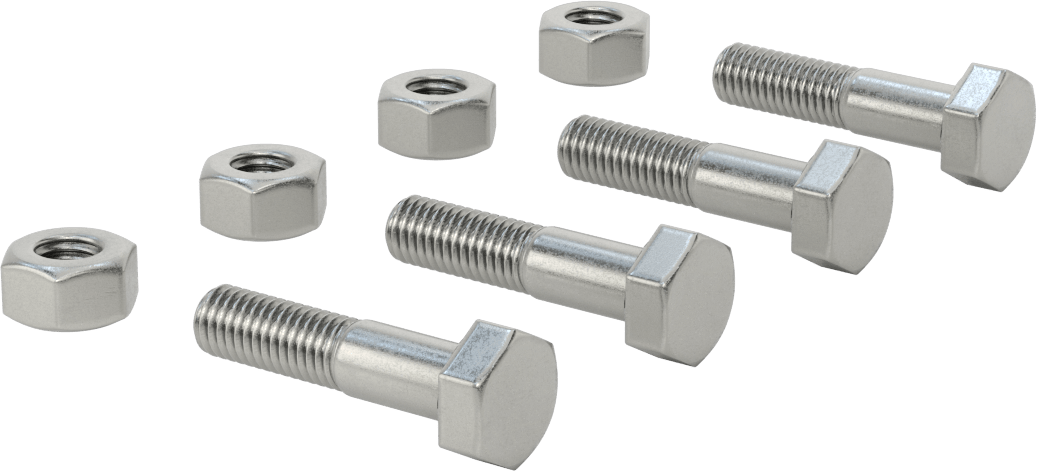 Çelik Ağır Altıgen Vida ve Somun Kiti, ASTM Sınıf L7, 1/2"-13 Diş, 1 ve 1-1/4 Boru Boyutu