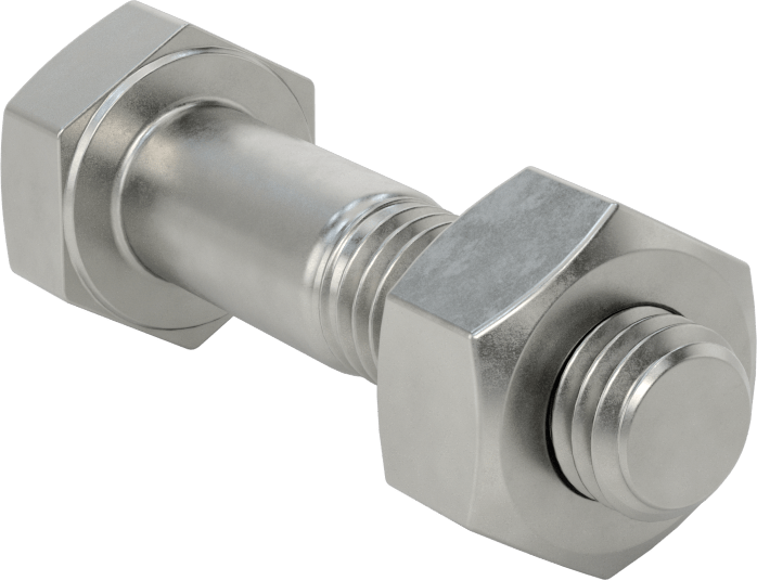 Çelik Ağır Altıgen Vida ve Somun Kiti, ASTM Sınıf L7, 1/2"-13 Diş, 1 ve 1-1/4 Boru Boyutu