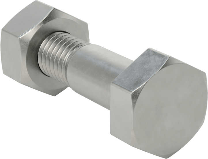 Çelik Ağır Altıgen Vida ve Somun Kiti, ASTM Sınıf L7, 1/2"-13 Diş, 1 ve 1-1/4 Boru Boyutu