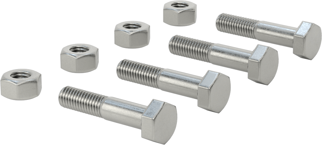 Çelik Ağır Altıgen Vida ve Somun Kiti, ASTM Sınıf L7, 1/2"-13 Diş, 1-1/2 Boru Boyutu