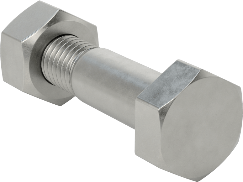 Çelik Ağır Altıgen Vida ve Somun Kiti, ASTM Sınıf L7, 5/8"-11 Diş, 3-1/2 ve 4 Boru Çapı