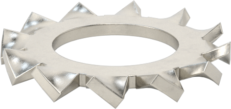 Mil. Spec. Dış Dişli Kilit Pul, 3/8" Vida Boyutu için, 410 Paslanmaz Çelik, MS35335-63