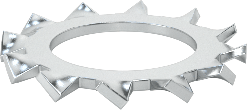 Mil. Spec. Dış Dişli Kilit Pul, 5/8" Vida Boyutu için, Çinko Kaplı Çelik, MS35335-39