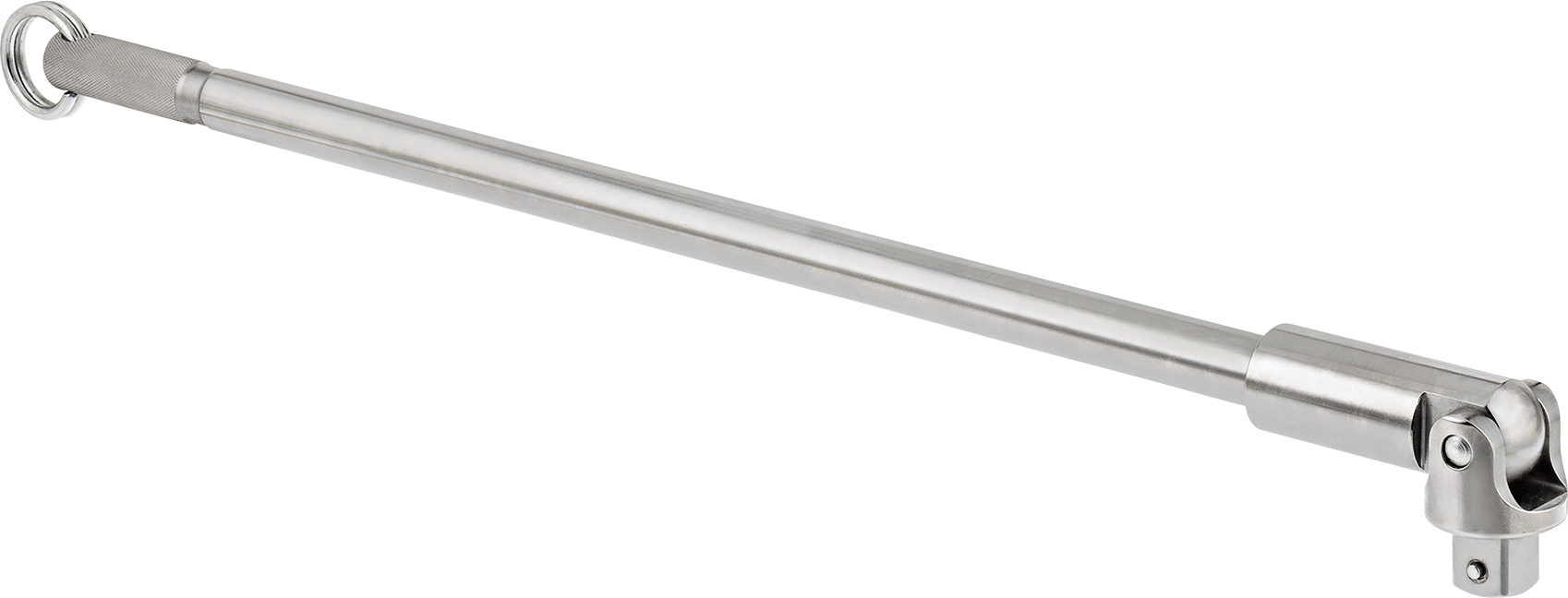 Bağlantı Halkalı Esnek Başlı Anahtar Tutacağı, 1" Kare Tahrik, 34-1/4" Toplam Uzunluk
