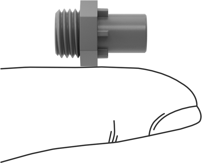 Hızlı Hareketli Ultra Hassas Kılavuz Vida için M2 x 0,5 mm Dış Dişli Somun