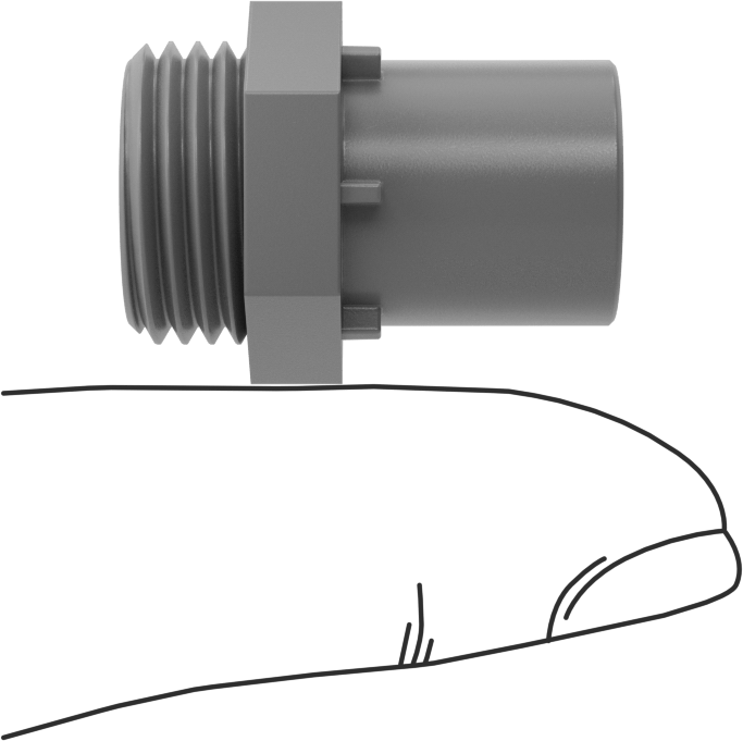 Hızlı Hareketli Ultra Hassas Kılavuz Vida için M8 x 2 mm Dış Dişli Somun