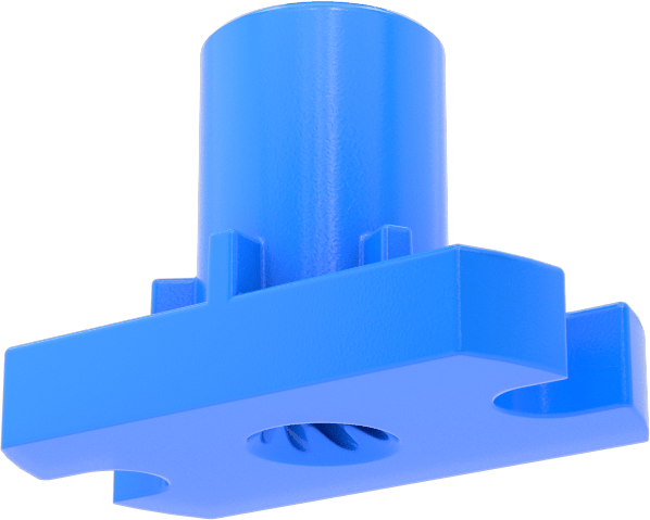 Hızlı Hareketli Ultra Hassas Kılavuz Vida için M4 x 1,25 mm Dişli Flanş Somunu