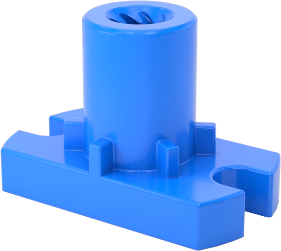 Hızlı Hareketli Ultra Hassas Kılavuz Vida için M4 x 1,25 mm Dişli Flanş Somunu