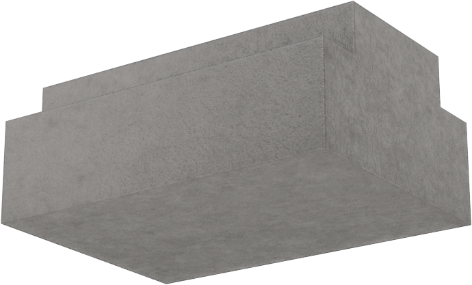 T-Yuvalı Somun Ham Parçası, 3/8" Yiv Genişliği için, 7/8“ Uzunluk x 5/8” Genişlik Taban
