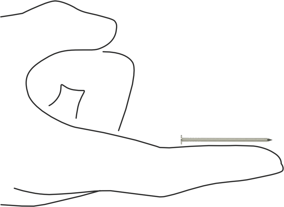 Kolay Çakılan Son İşlem Çivileri, 1-1/2" Uzunluk, 16 Gauge