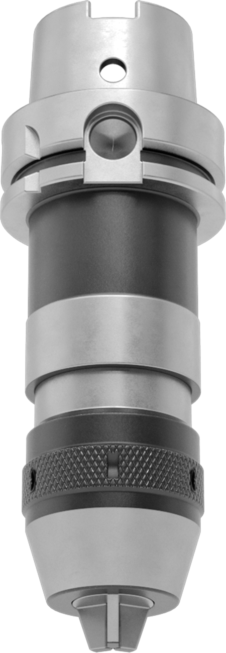 Hsk Konik Entegre Mil ile Matkap Mandreni, Anahtarsız, Hsk-100A Şaft, 3/32“-1/2” Uç Şaft Boyutu için