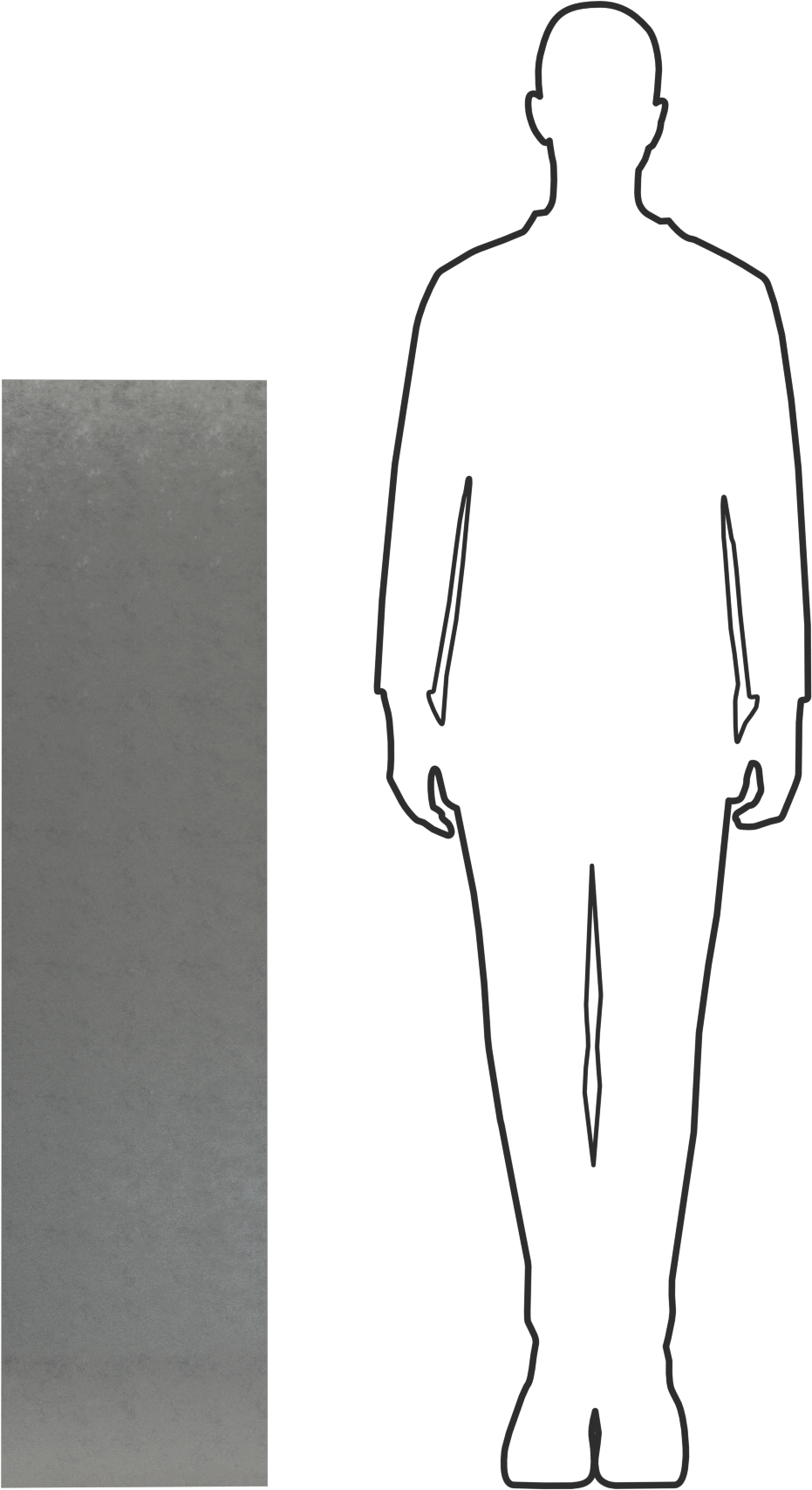 18-8 Paslanmaz Çelik Şim Stoku, 12“ x 50” Rulo, 0,0015 inç Kalınlık