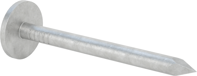 Galvanizli Çelik Büyük Başlı Çiviler, 4D Penny Boyutu, 1-1/2" Uzunluk