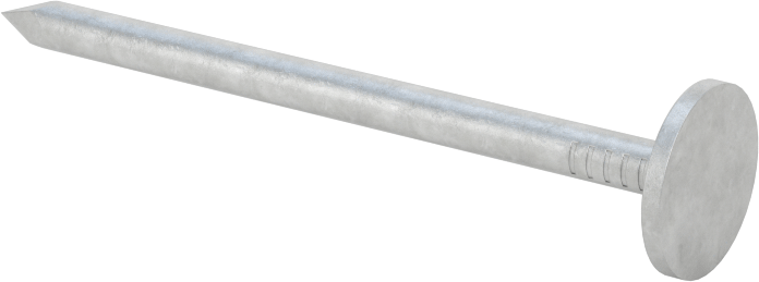 Galvanizli Çelik Büyük Başlı Çiviler, 6D Penny Boyutu, 2" Uzunluk