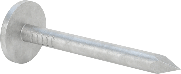 Galvanizli Çelik Büyük Başlı Çiviler, 3D Penny Boyutu, 1-1/4" Uzunluk