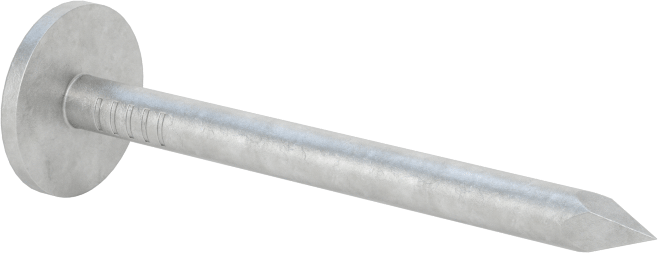 Galvanizli Çelik Büyük Başlı Çiviler, 4D Penny Boyutu, 1-1/2" Uzunluk