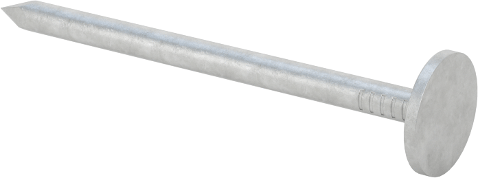 Galvanizli Çelik Büyük Başlı Çiviler, 6D Penny Boyutu, 2" Uzunluk
