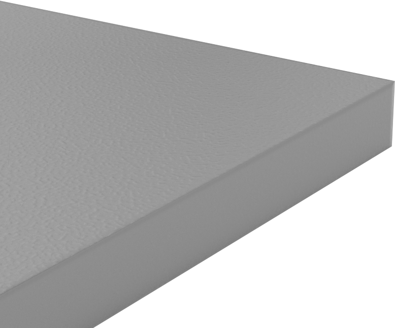 Denizcilik Sınıfı Neme Dayanıklı HDPE Levha, 6" x 6", 1/2" Kalınlık