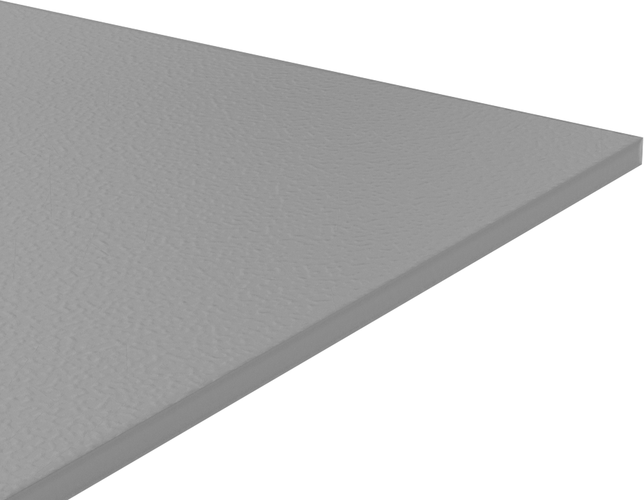 Denizcilik Sınıfı Neme Dayanıklı HDPE Levha, 12" x 12", 1/4" Kalınlık