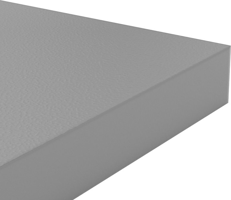 Denizcilik Sınıfı Neme Dayanıklı HDPE Levha, 6" x 6", 3/4" Kalınlık
